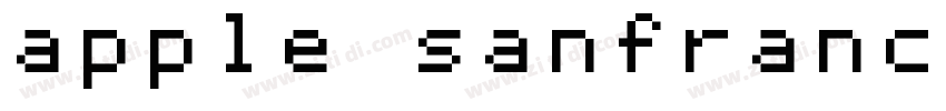apple sanfrancisco字体转换